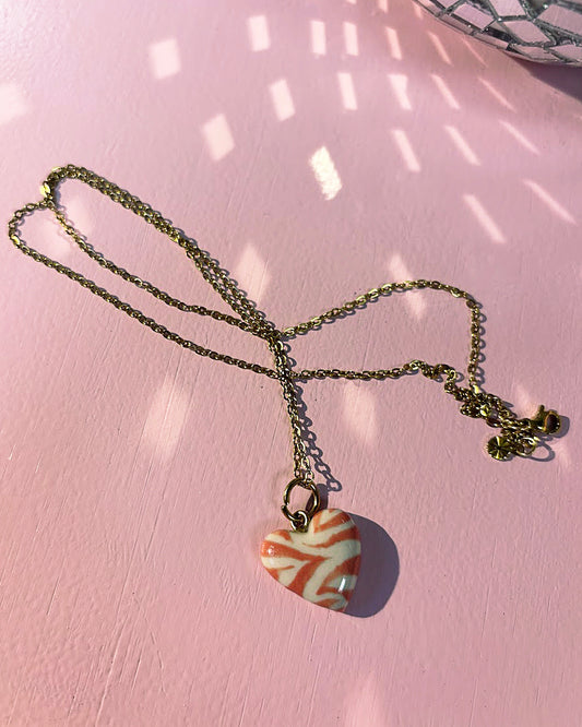 Łańcuszek z ceramiczną zawieszką