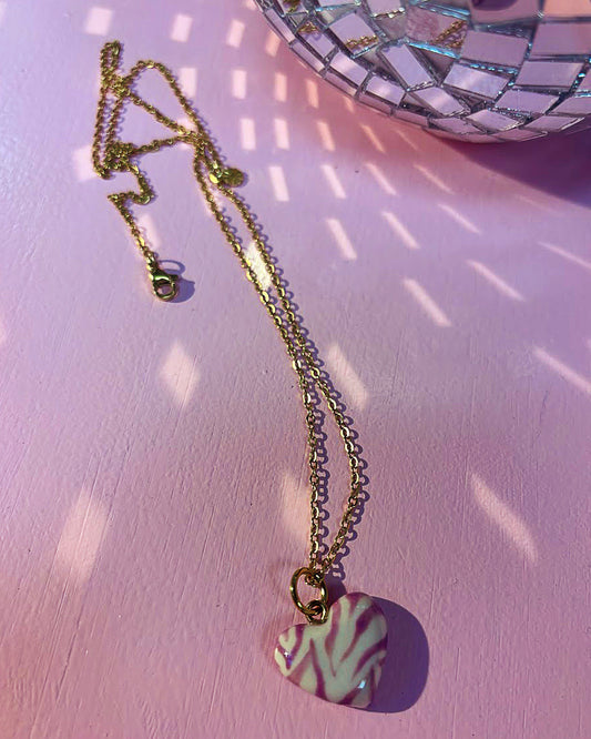 Łańcuszek z ceramiczną zawieszką