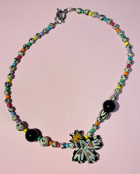 Naszyjnik tęczowy wolności