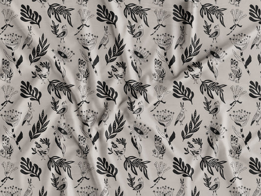 Wzór powierzchniowy - Bird Kusik Illustration