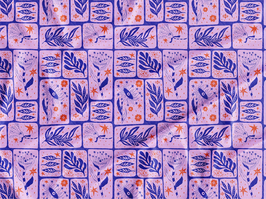 Wzór powierzchniowy - Floral Arcana Kusik Ilustration